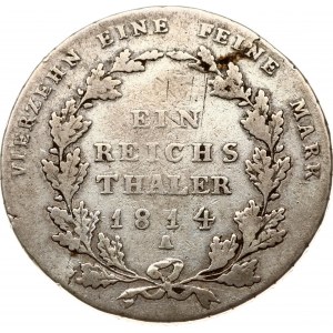 Germany Prussia Taler 1814 A