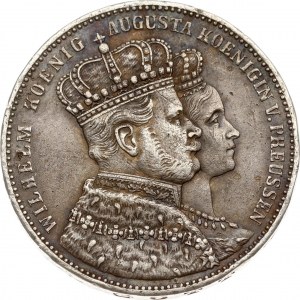 Germany Prussia Taler 1861 A Coronation