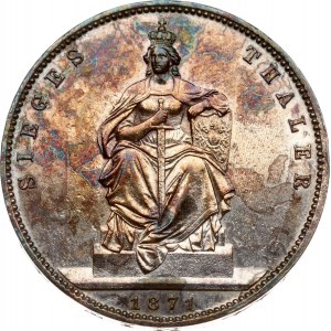 Germany Prussia Taler 1871 A Victory over France
