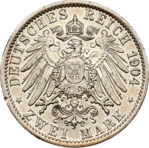 Germany Prussia 2 Mark 1904 A