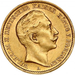 Německo Prusko 20 marek 1910 A