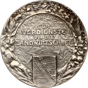 Germany Saxony Medal for services to agriculture ND