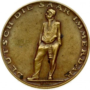 Germany Medal 1935 Saar