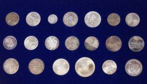 Germany 10 Mark 1952-1978 and other World Coins Olympic Set of 20 coins