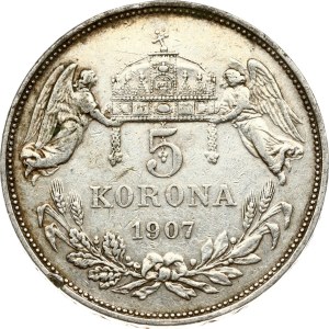 Hungary 5 Korona 1907 KB