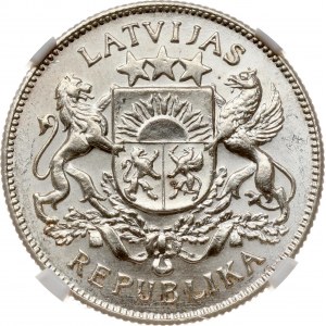 Lotyšsko 2 Lati 1925 NGC MS 64