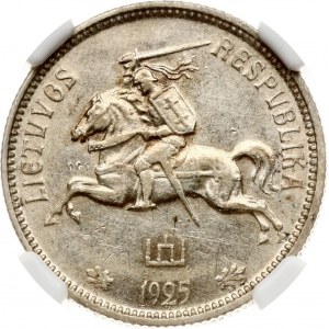 Lithuania 2 Litu 1925 NGC AU 55
