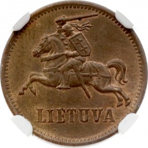 Lithuania 2 Centai 1936 NGC MS 63 BN