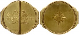Lithuania Medal 25 years of Vilnius travel and excursion office ND(1961-1986)