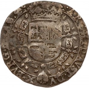 Spanish Netherlands Brabant 1/4 Patagon 1654 Brussels