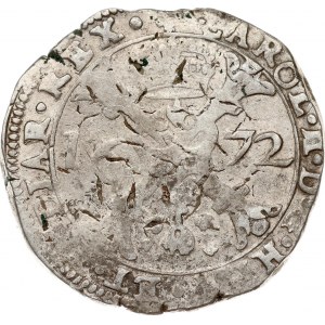 Spanish Netherlands Flanders Patagon 1672 (R1)