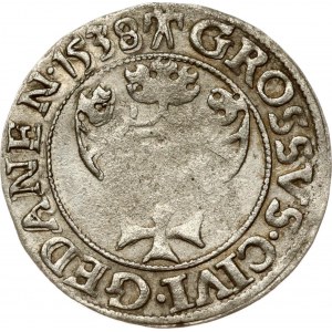 Poland Grosz 1538 Gdansk