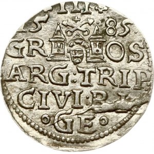 Poland 3 Groszy 1585 Riga