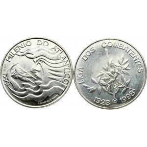 Portugal 1000 Escudos 1998 & 1999 Lot of 2 coins