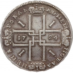 Russia Rouble 1724 Moscow