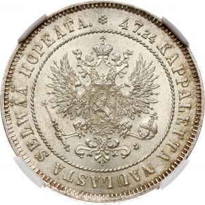 Russia For Finland 2 Markkaa 1908 L NGC MS 64
