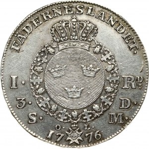 Sweden Riksdaler 1776 OL