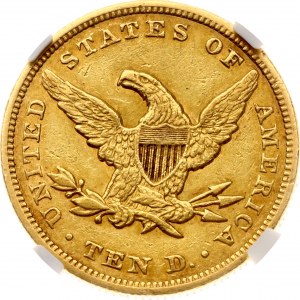 USA 10 Dollars 1850 Philadelphia NGC AU 55