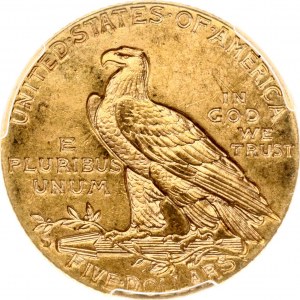 USA 5 Dollars 1909 D PCGS MS 62