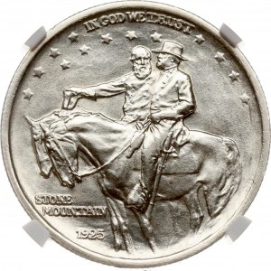 USA 1/2 Dollar 1925 Stone Mountain Memorial NGC MS 62