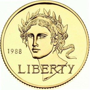 USA 5 Dollars 1988 W Olympics