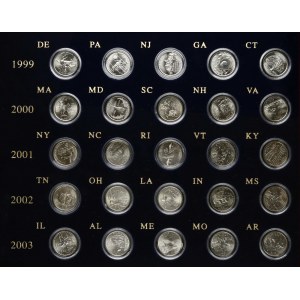 USA � Dollar 1999-2008 'Washington Quarter' Set Lot of 50 coins
