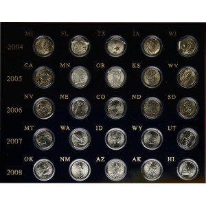 USA � Dollar 1999-2008 'Washington Quarter' Set Lot of 50 coins