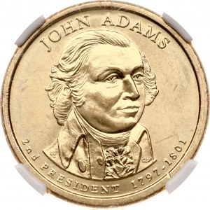 USA Dollar 2007 P John Adams NGC MS 65