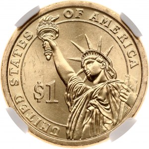 USA Dollar 2007 P John Adams NGC MS 65