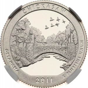 USA � Dollar 2011 S Chickasaw National Recreation Area NGC PF 69 ULTRA CAMEO