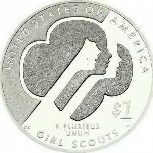 USA 1 Dollar 2013 W Girl Scouts of the USA Centennial PCGS PR 70 DCAM MAX GRADE