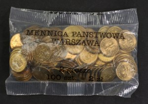 Third Republic, Mint Bag, 100 x 2 pennies 1990 (101)