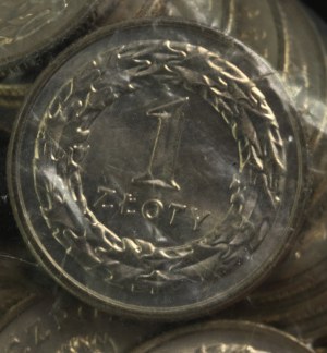 III RP, Worek menniczy, 100 x 1 złoty 1992. Rzadkie (106)