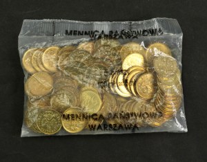 Third Republic, Mint bag, 100 x 5 pennies 1993. rare (109)