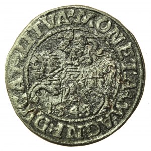 Sigismondo II Augusto, mezzo penny 1548, Vilnius - LI/LITVA (507)