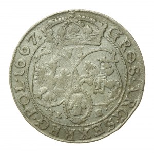 Jan II Kazimierz, Szóstak 1667 AT, Bydgoszcz (517)