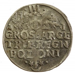 Sigismund III. Wasa, Trojak 1621, Krakau (525)