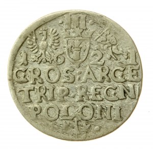 Sigismondo III Vasa, Trojak 1621, Cracovia - REGNI. Non elencato (527)