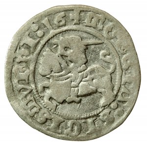 Sigismund I. der Alte, Halber Pfennig 1516, Vilnius (567)