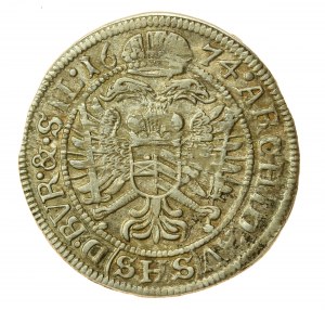 Śląsk, Leopold I, 6 krajcarów 1674, Wrocław (586)