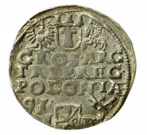 Sigismund III Vasa, Trojak 1591, Poznań (597)