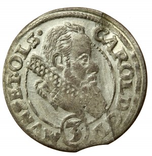 Slesia, Ducato di Ziębice-Oleśnica, Carlo II, 3 Krajcary 1615, Olesnica (602)