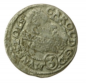 Silesia, Duchy of Ziębice-Oleśnica, Charles II, 3 Krajcary 1616, Olesnica (603)