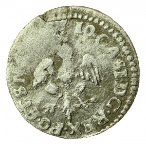 Johannes II. Kasimir, Dwugrosz 1650, Bydgoszcz - ohne CG und abgekürzt BIDG. Selten (608)