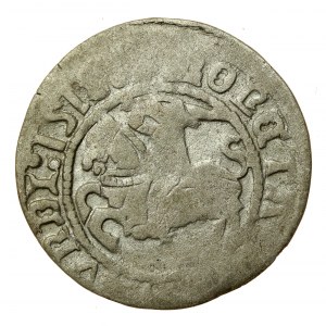 Sigismondo I il Vecchio, mezzo penny 1518, Vilnius - Gotico/Rinascimento. Raro (613)