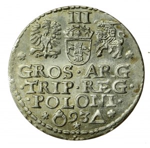 Žigmund III Vasa, Trojak 1593, Malbork (624)