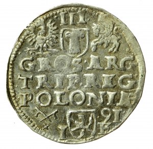 Zygmunt III Waza, Trojak 1591, Poznań - SIG III (625)