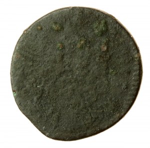 August III Sas, Grosz - kontrmarka herby: Pilawa Potockich(629)