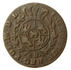 Stanisław A. Poniatowski, 1789 EB penny, Warsaw (638)