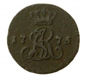 Stanisław A. Poniatowski, Mezzo penny 1775 EB, Varsavia (642)